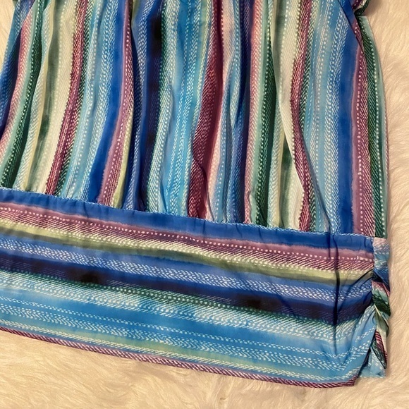 Swimsuits For All Swimsuit Tank Top‎ Womens Size 24 Blue Sleeveless Wireless - Picture 8 of 8